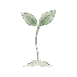 Icône feuilles — équilibre