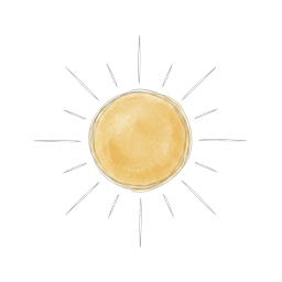 Icône soleil — phase ovulation